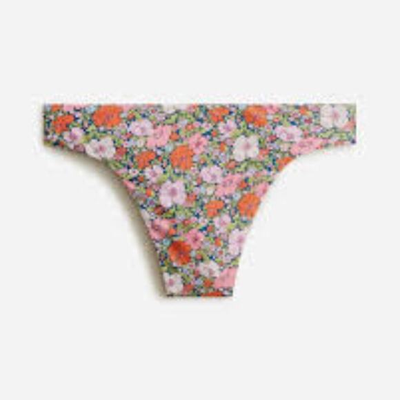 J. Crew Navy Liberty Meadow Song High Rise Cheeky Bikini Bottom 2X NWT Floral - Picture 1 of 9